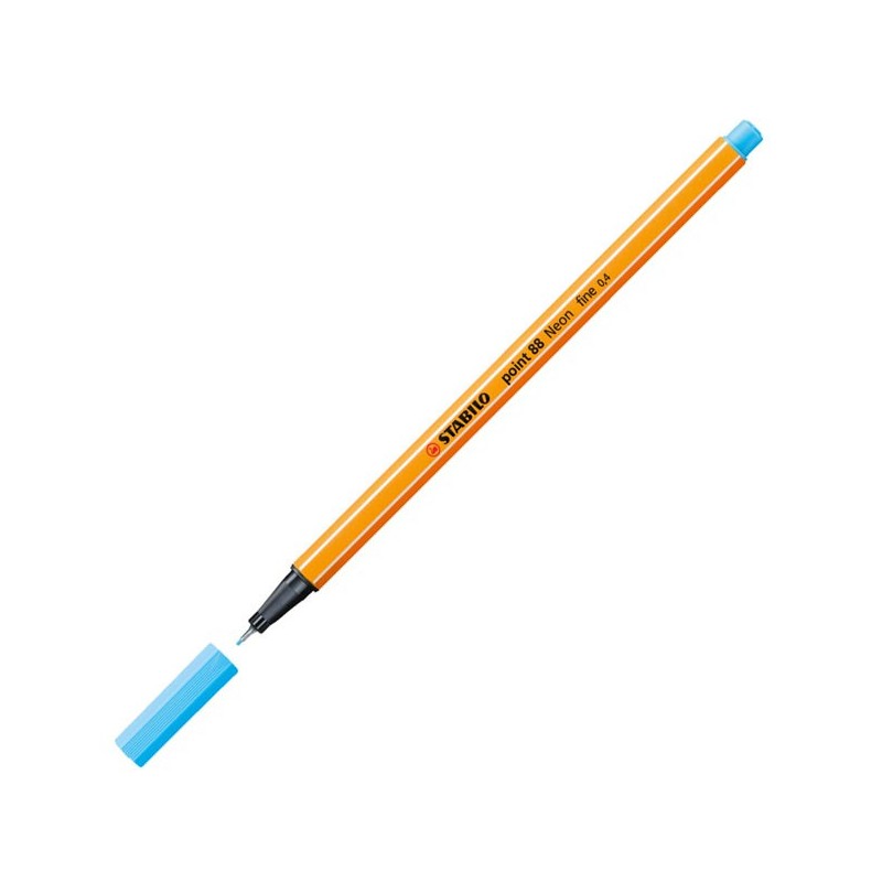 Marcadores fibra stabilo 88 azul neon 031 Marcadores fibra stabilo 88 azul neon 031