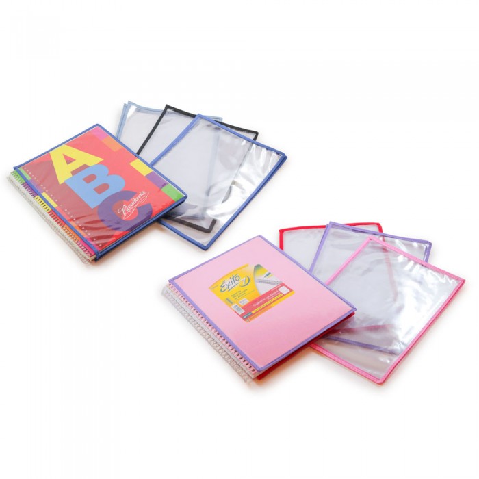 Funda para cuaderno d&p abc con espiral vde oscuro