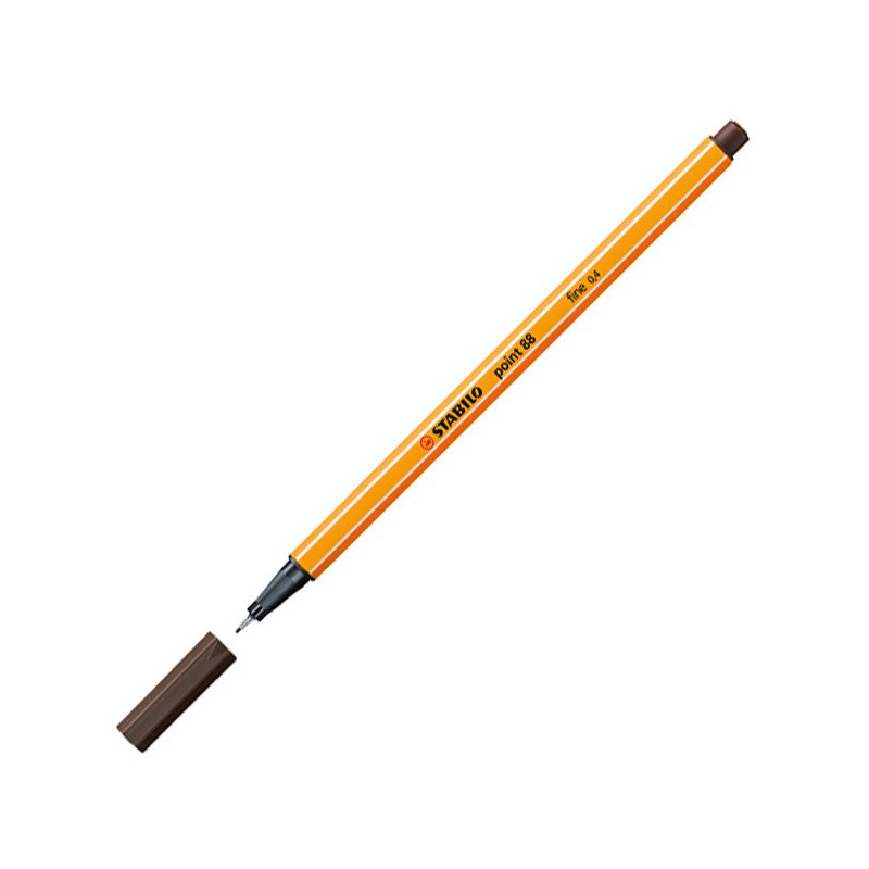 Marcadores fibra stabilo 88 marron rojizo 065 Marcadores fibra stabilo 88 marron rojizo 065