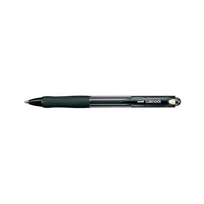 boligrafo uni laknock retractil negro 1.4