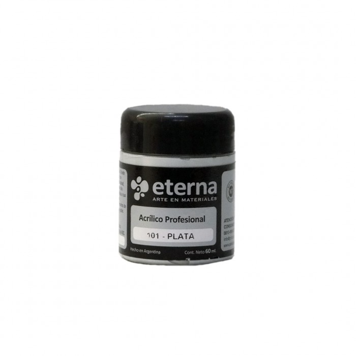 Acrilico eterna profesional plata  x 60m