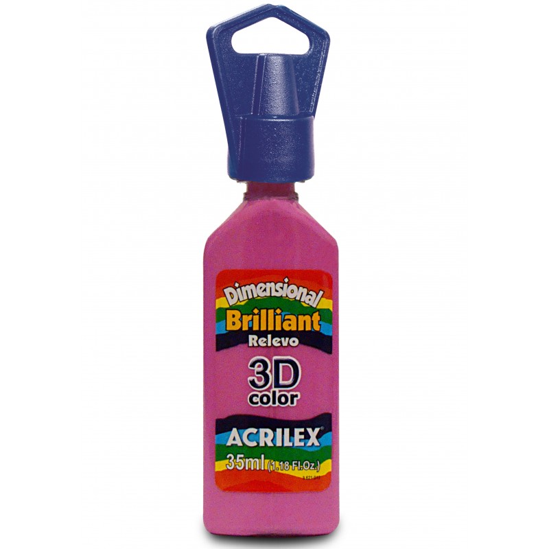 pintura dimensional acrilex brilliant 872 rose fucs pintura dimensional acrilex brilliant 872 rose fucs