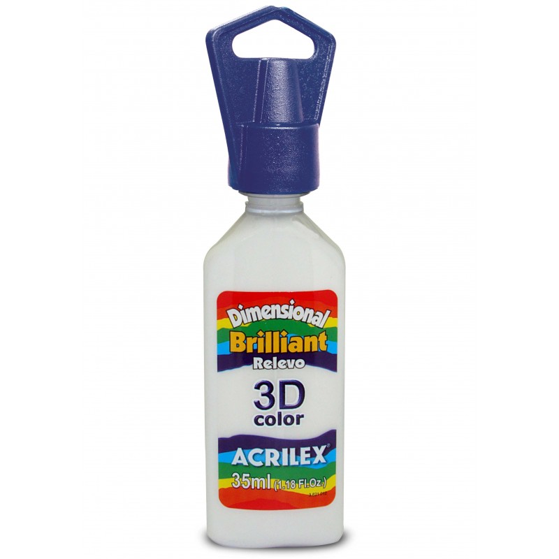 pintura dimensional acrilex brilliant 519 blancox35 pintura dimensional acrilex brilliant 519 blancox35
