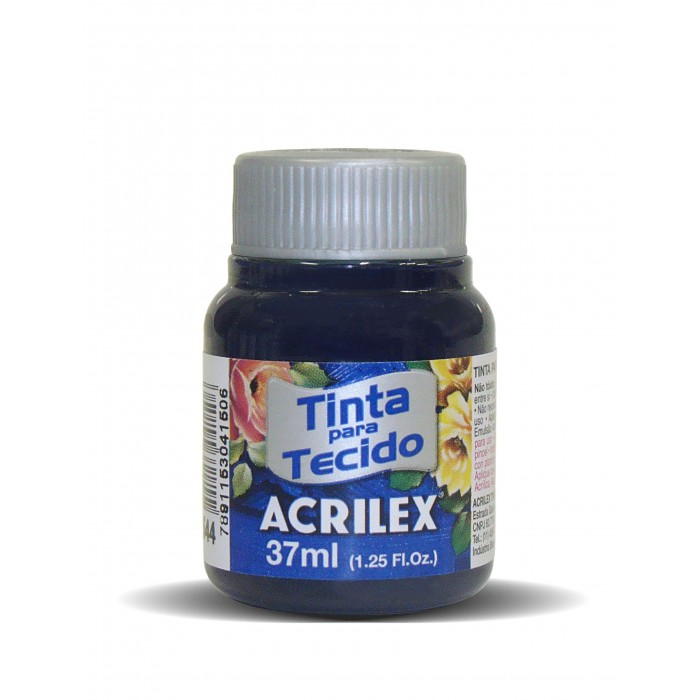 pintura para tela acrilex 544 azul marino x3