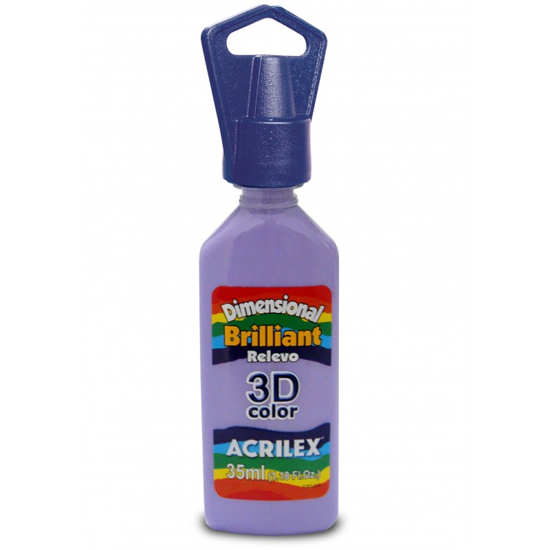 pintura dimensional acrilex brilliant 528 lilax35ml pintura dimensional acrilex brilliant 528 lilax35ml