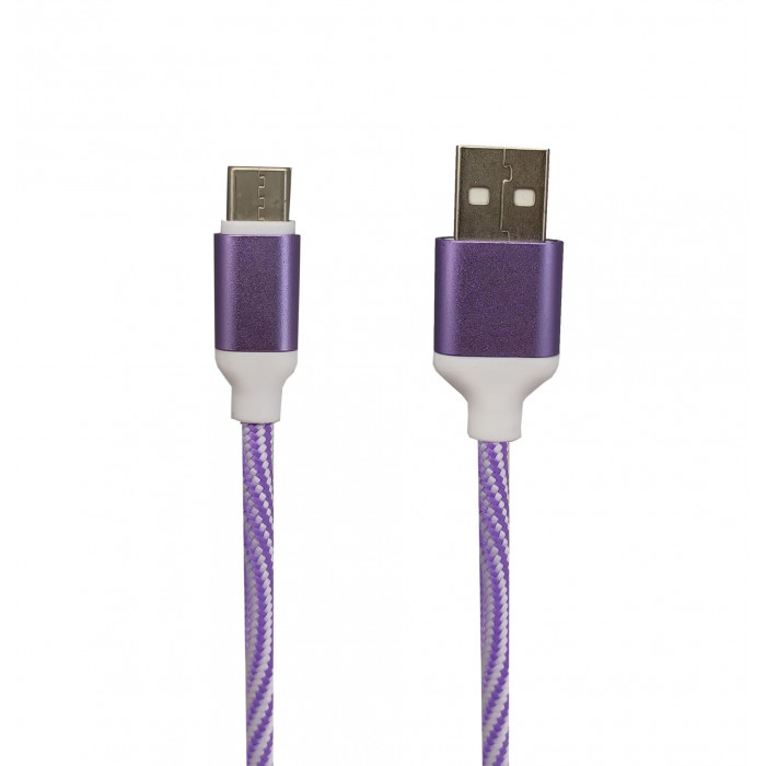 Cable gtc tipo c 1 metro violeta