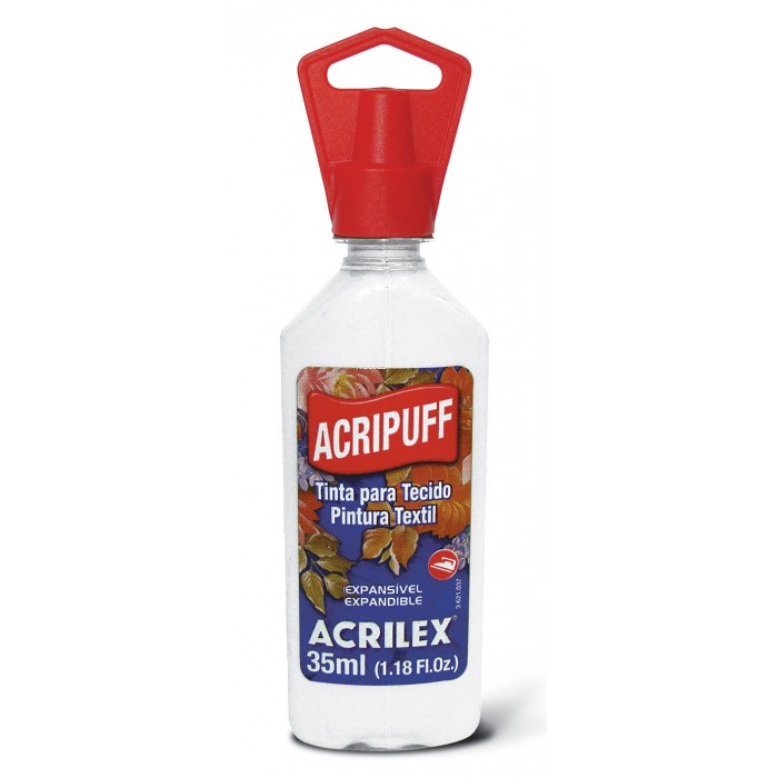 pintura dimensional acrilex acripuff 519 blanco x35