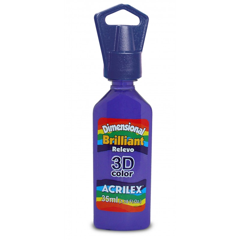 pintura dimensional acrilex brilliant 540 violeta cobalto pintura dimensional acrilex brilliant 540 violeta cobalto