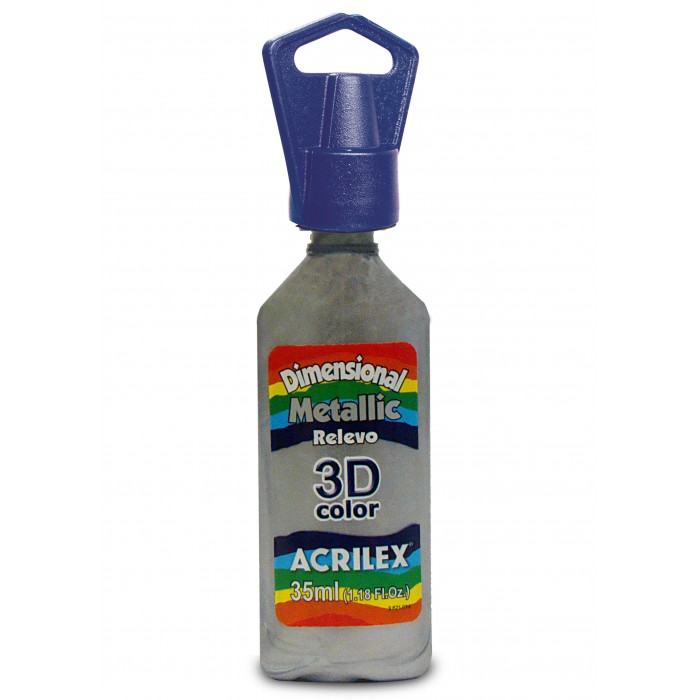 pintura dimensional acrilex metalic 533 platax35ml.