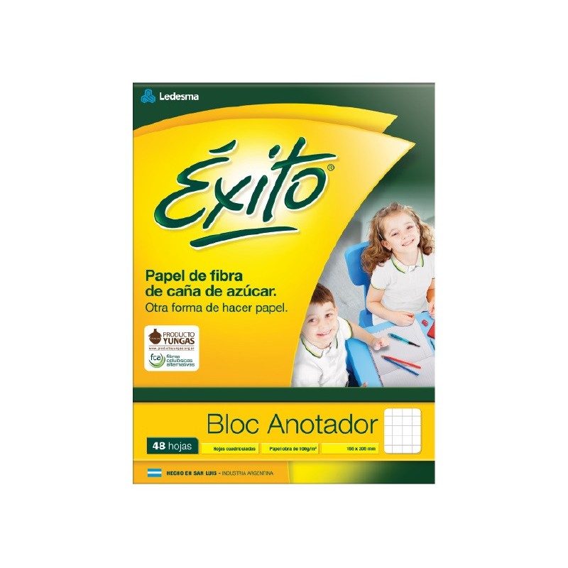 Anotador exito cuad x48 hojas Anotador exito cuad x48 hojas