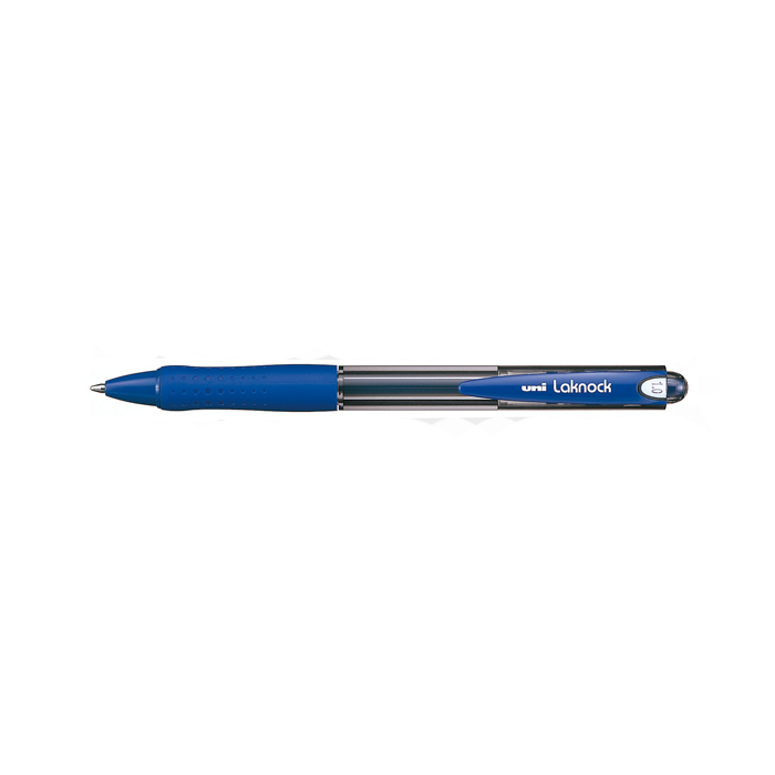 Boligrafo uni laknock retractil azul 1.0