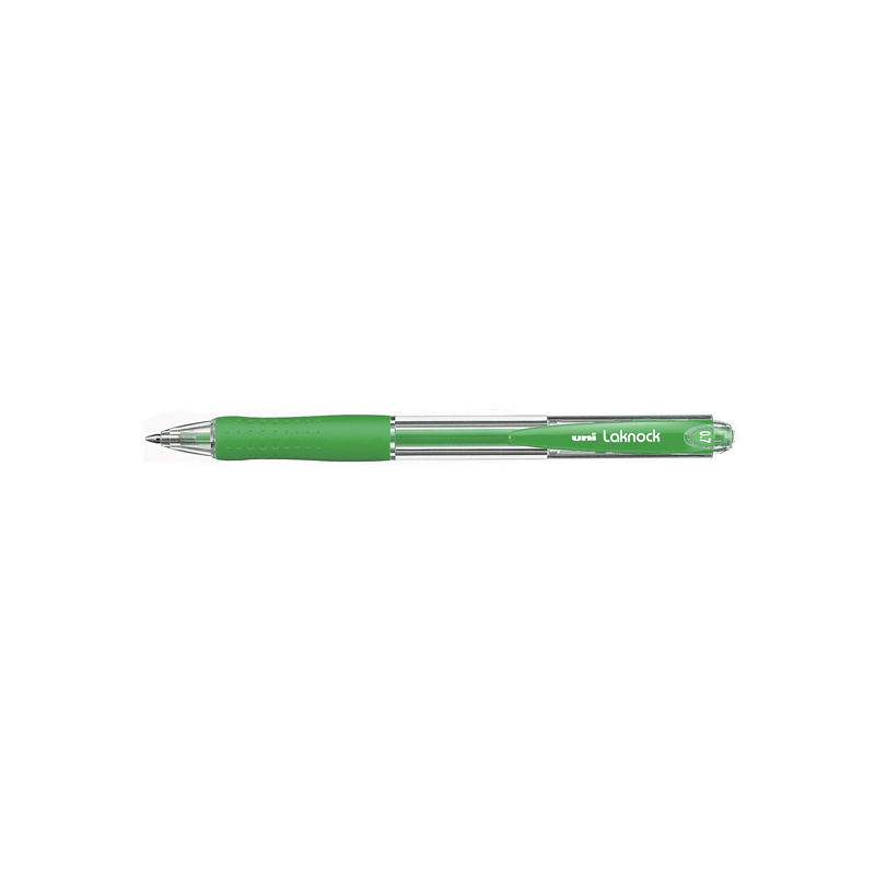 boligrafo uni laknock retractil verde 0.7 boligrafo uni laknock retractil verde 0.7