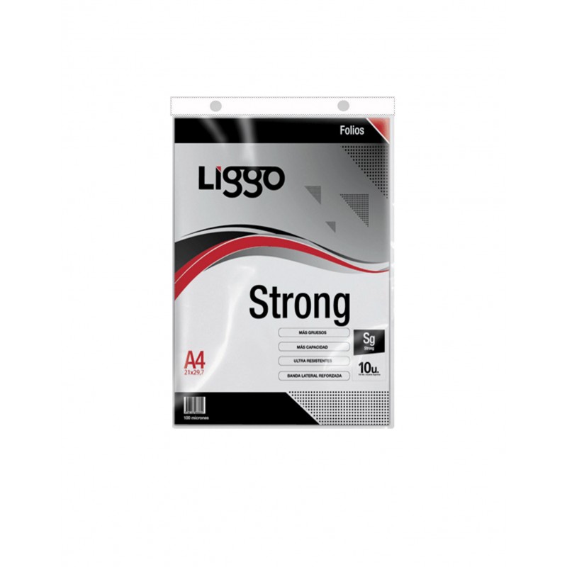 Folios liggo a4 x 10 100mic.strong Folios liggo a4 x 10 100mic.strong