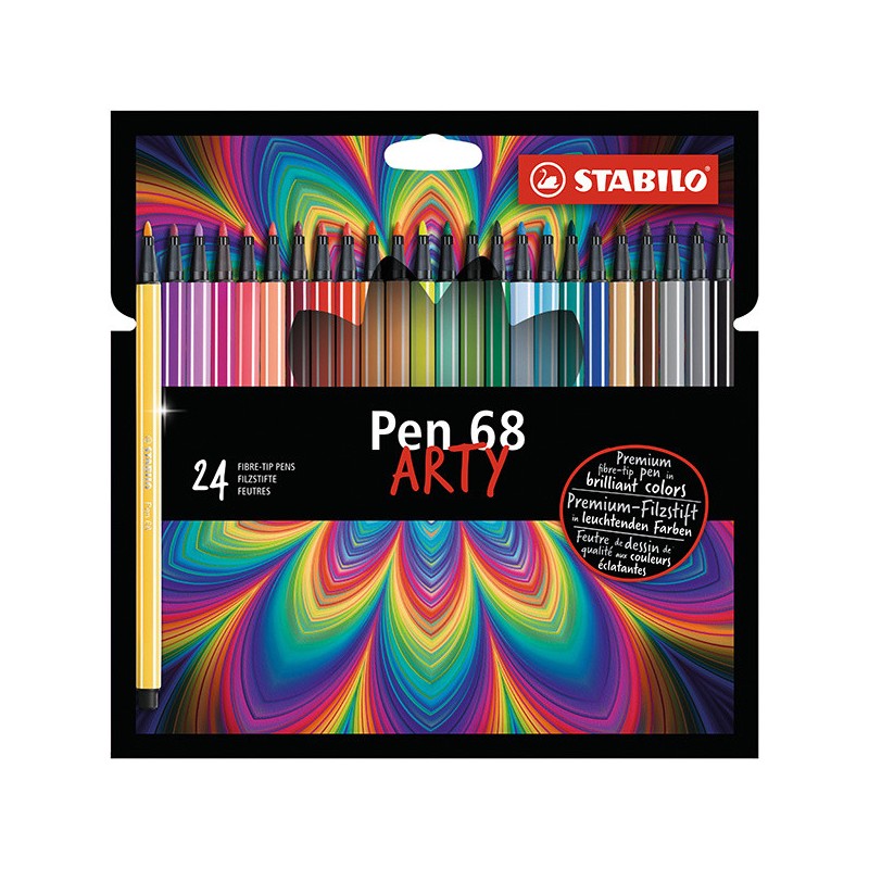 Marcadores fibra stabilo 68 x24 arty carton Marcadores fibra stabilo 68 x24 arty carton