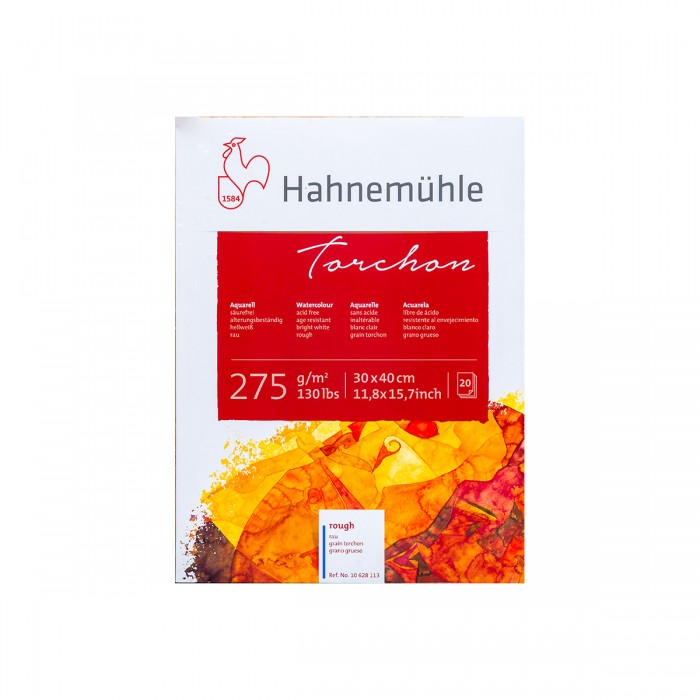Bloc hm torchon 30x40 acuarela x20