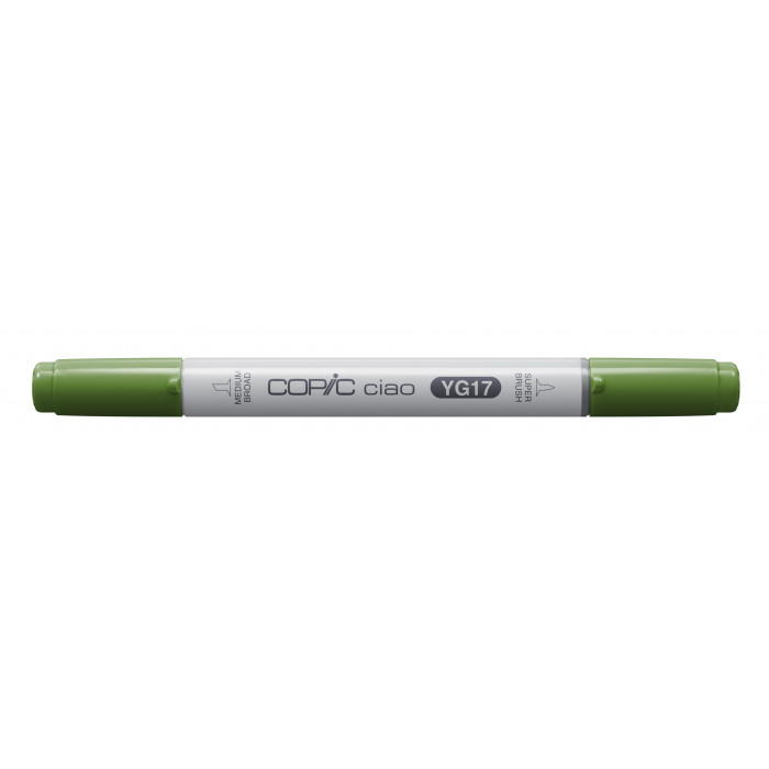 Marcadores fibra copic ciao  yg17 grass green