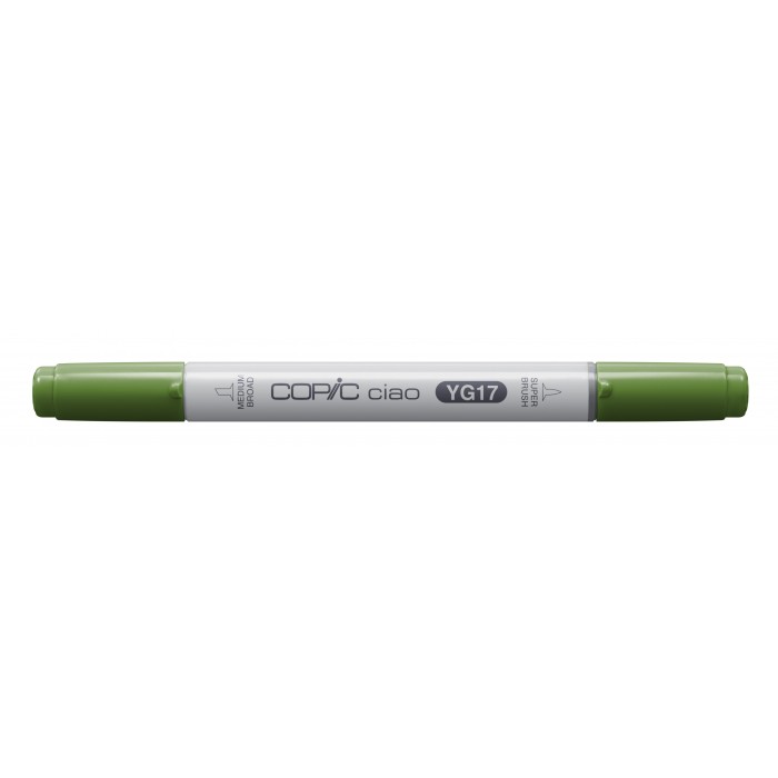 Marcadores fibra copic ciao  yg17 grass green