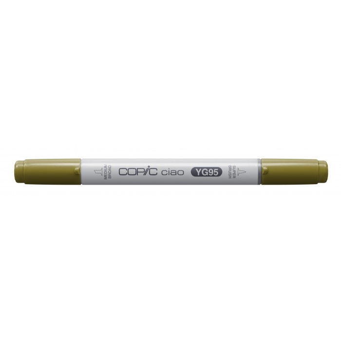 Marcadores fibra copic ciao  yg95 pale olive