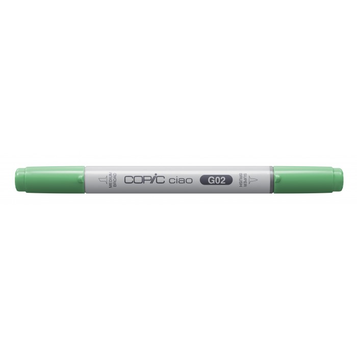 MARCADORES FIBRA COPIC CIAO  G02 SPECTRUM GREE
