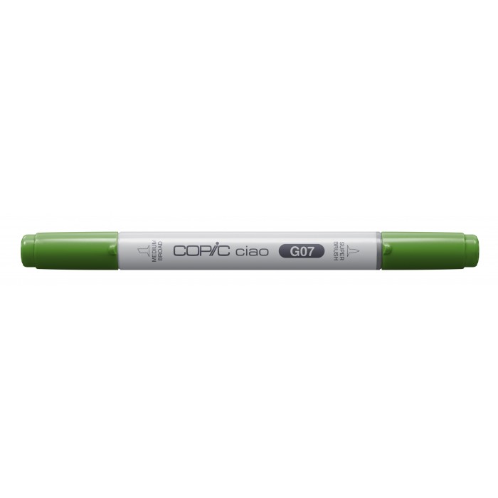 Marcadores fibra copic ciao  g07 nile green