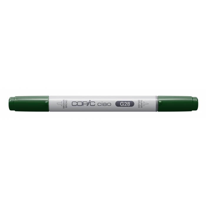 Marcadores fibra copic ciao  g28 ocean green