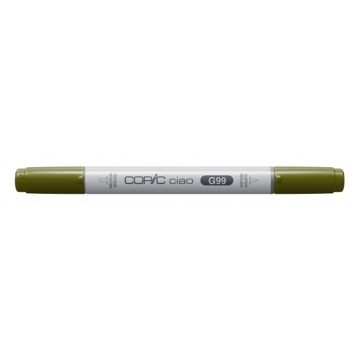 Marcadores fibra copic ciao  g99 olive