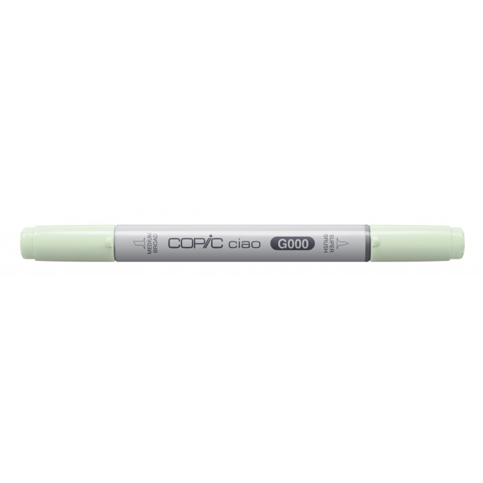 Marcadores fibra copic ciao  g000 pale green