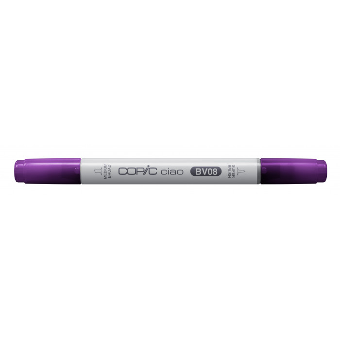 Marcadores fibra copic ciao  bv08 blue violet