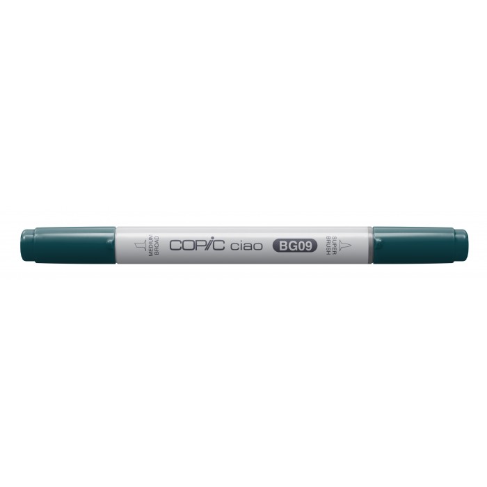 Marcadores fibra copic ciao  bg09 blue green