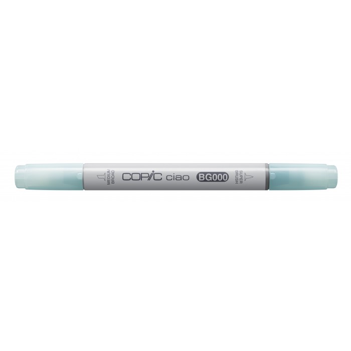 Marcadores fibra copic ciao  bg000 pale aqua