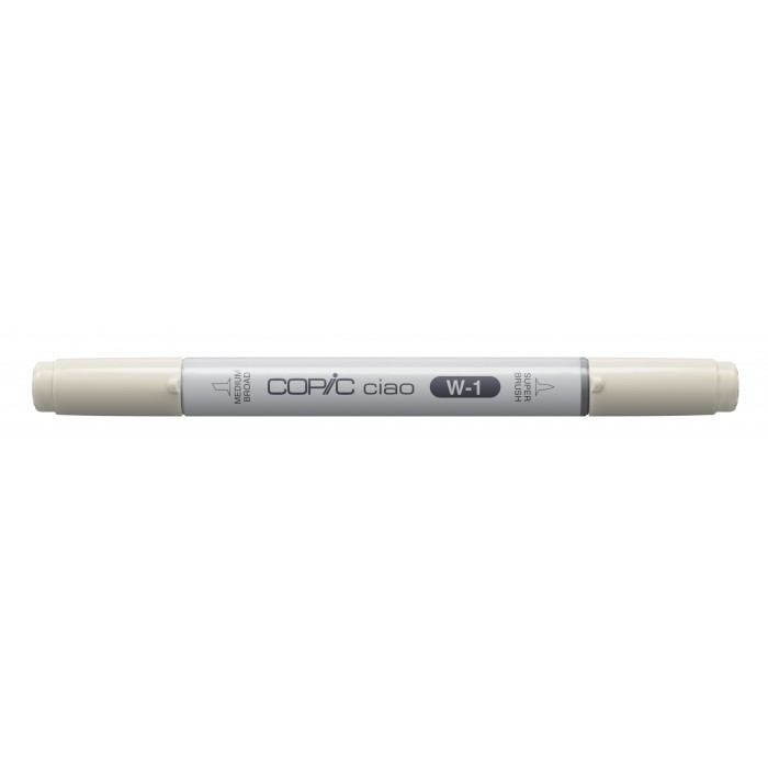 Marcadores fibra copic ciao  w1 warm gray nÃ¸1