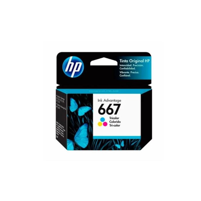 Cartucho hp inkjet  667 tricolor