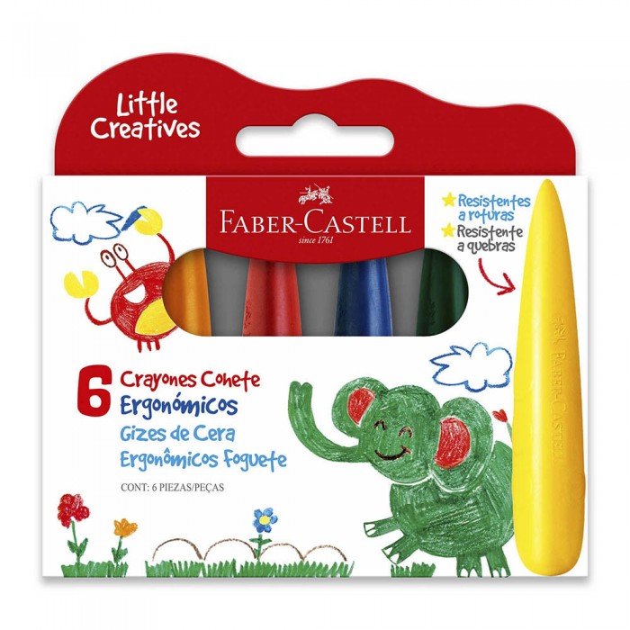 CRAYONES FABER CASTELL  x 6...