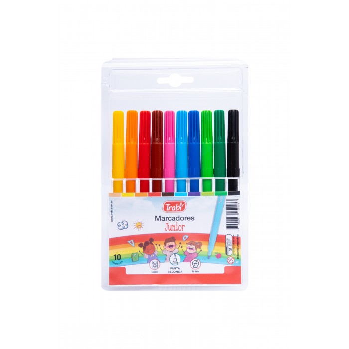 MARCADORES ESCOLAR TRABI JUNIOR x10