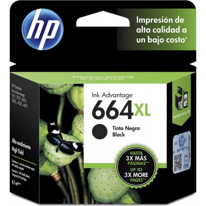 CARTUCHO HP INKJET  664XL...