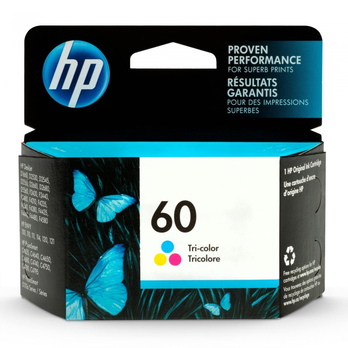CARTUCHO HP INKJET   60  CC643WL TRICOLOR