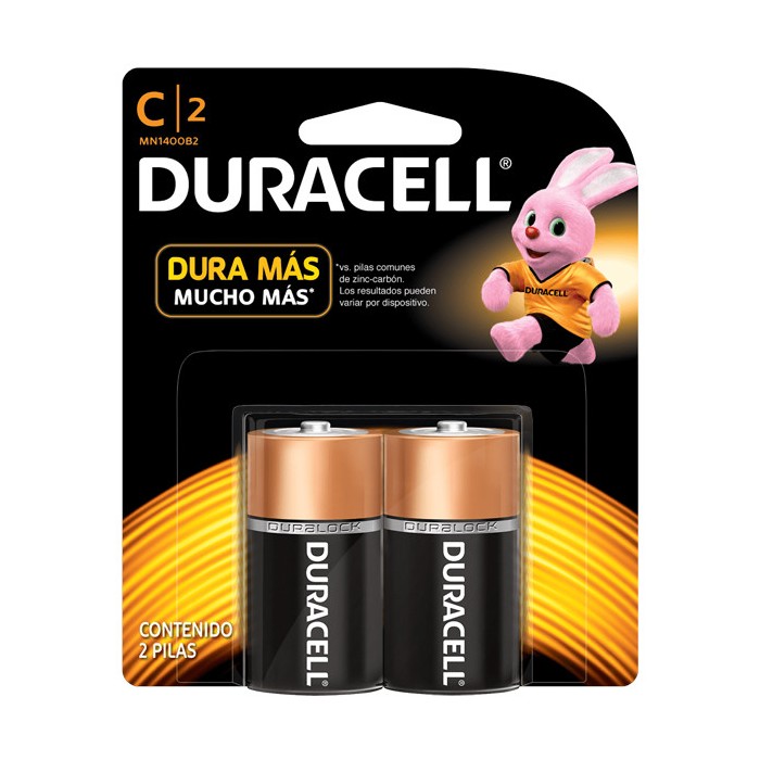 PILA DURACELL MEDIANA(C)x2...