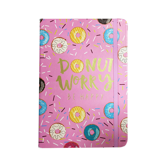 Cuaderno talbot pu 14x21 don t worry  96hjs
