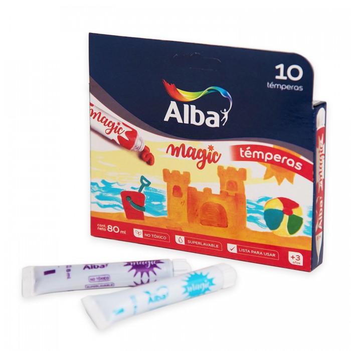 TEMPERA ALBAMAGIC x 10 CAJA...