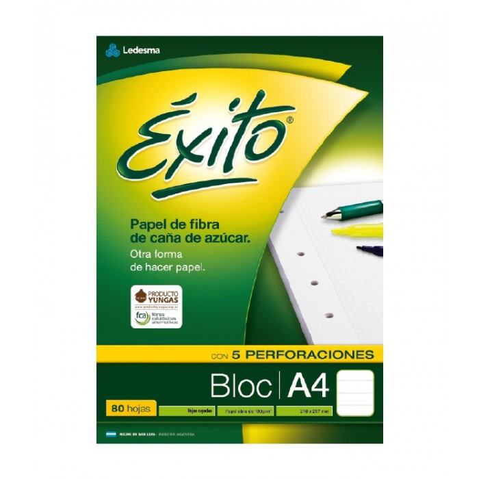 BLOCK EXITO A4 - x 80 HOJAS