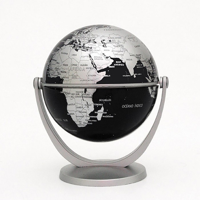 GLOBO TERRAQUEO  10cm.BASE PLASTICA POLITICO PLAT