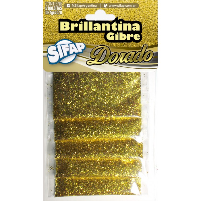 BRILLANTINA SIFAP DORADO x5...