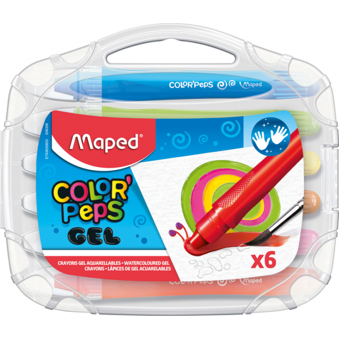 CRAYONES MAPED x 6 GEL