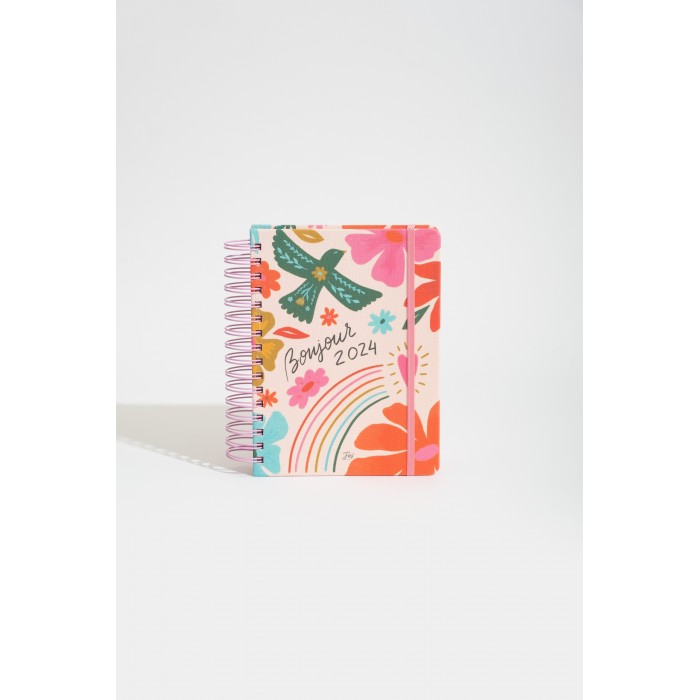 AGENDA FW DIARIA ESPIRAL 15x21 BELLE ANIMAL PRI