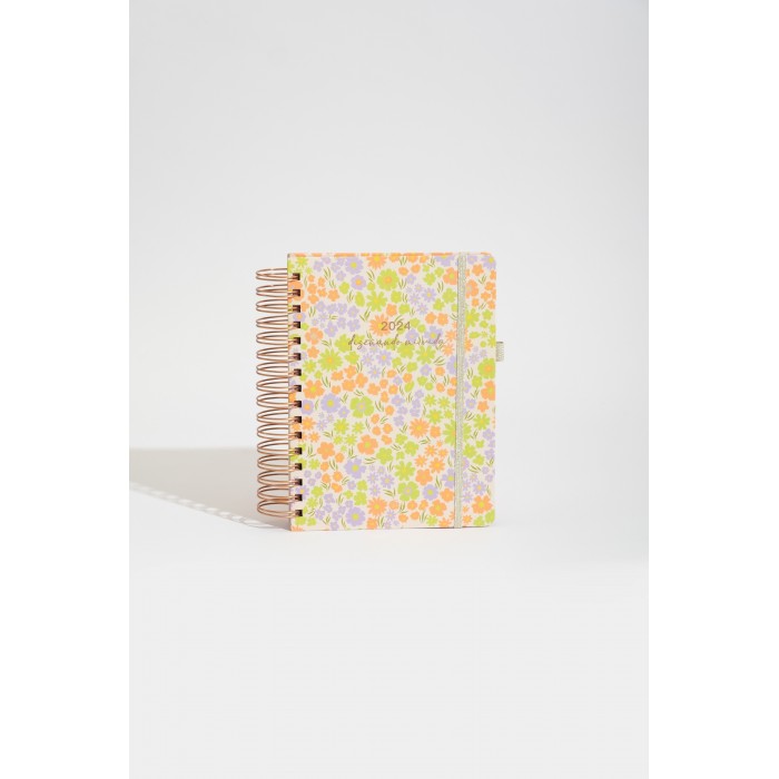 AGENDA FW DIARIA ESPIRAL 15x21 TREND ROSE