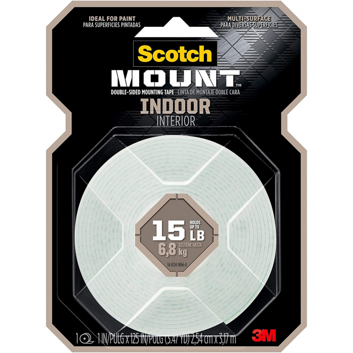 CINTA ADHESIVO SCOTCH BIFAZ MONTAJE INDOOR