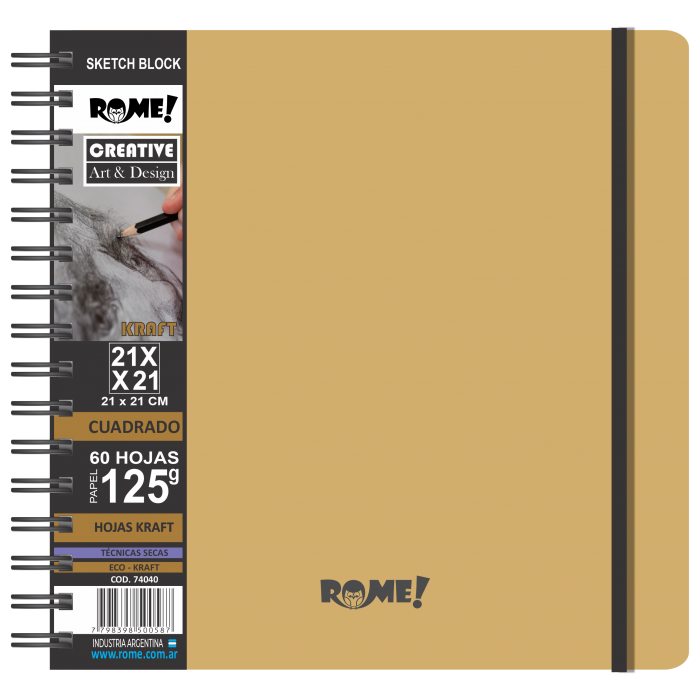 BLOC ROME 21x21 KRAFT 125...