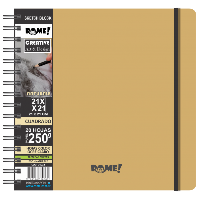 BLOC ROME 21x21 NATURE 250...