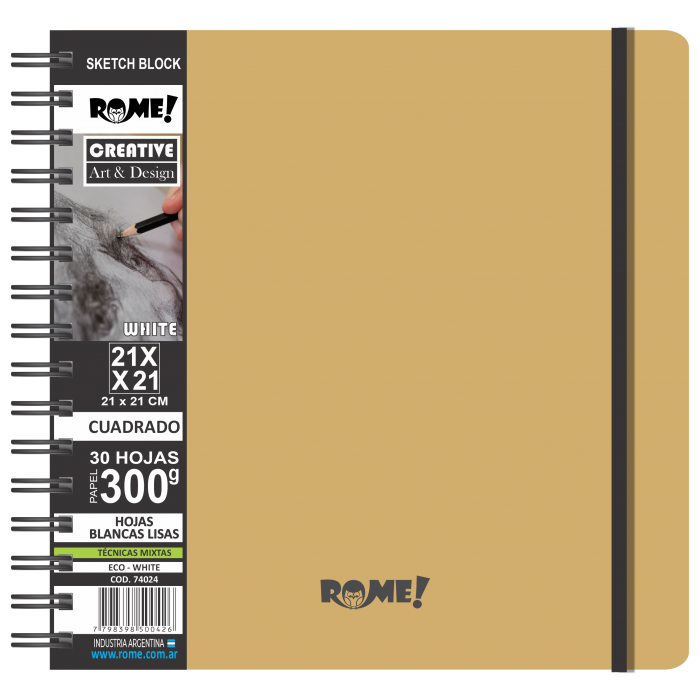 BLOC ROME 21x21 WHITE 300...