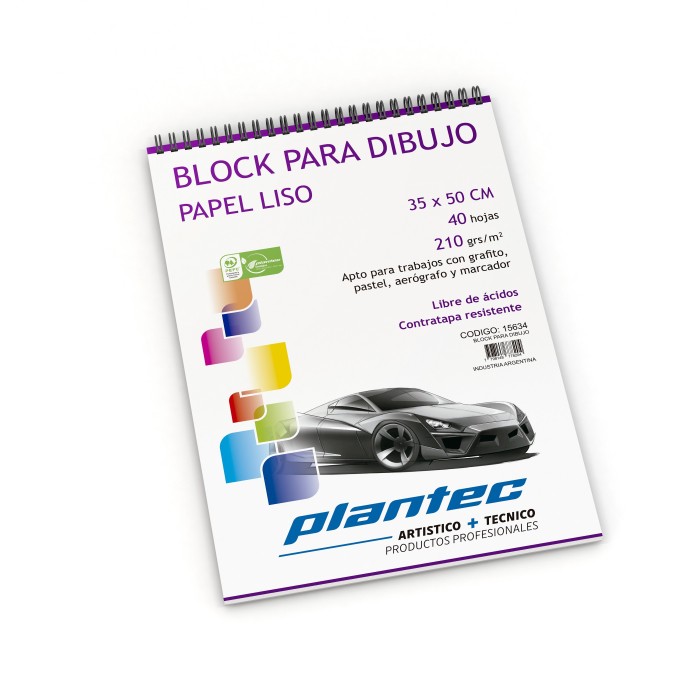 BLOCK PLANTEC 35x50 210grs....